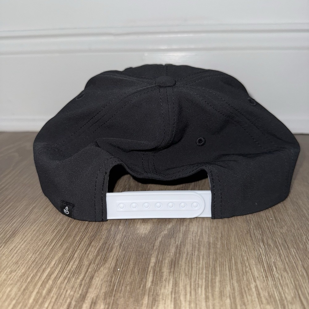 NEW Swannies Rope Hat SnapBack Men's Black CBS Golf Now Performance - Picture 3 of 5